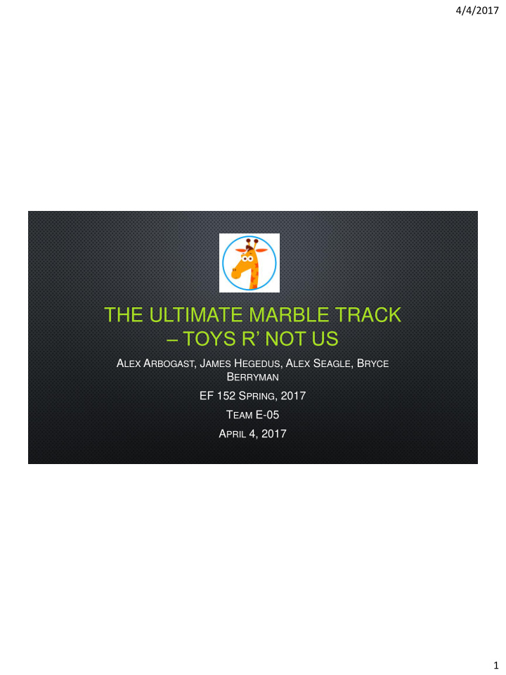 the ultimate marble track
