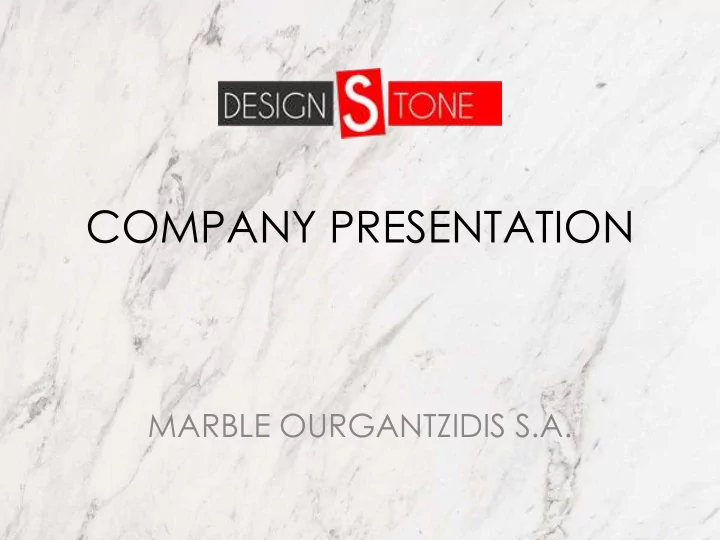 company presentation