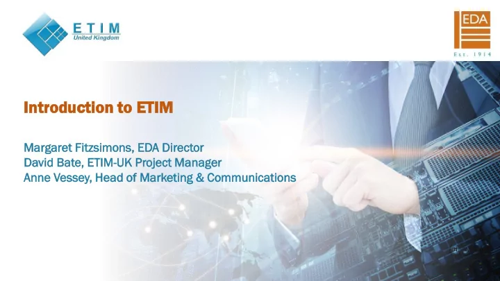 in intro troduction duction to to etim im