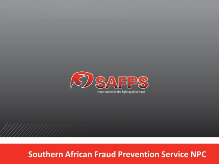 southern african fraud prevention service npc do know who