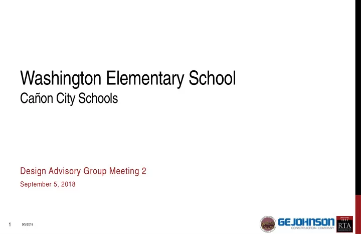 washington elementary school