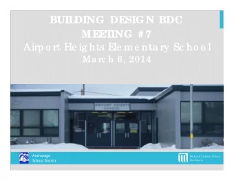 Airp o rt He ig hts Ele me nta ry Sc ho o l  Airp o rt He ig hts Ele me nta ry Sc ho o l  Ma rc h