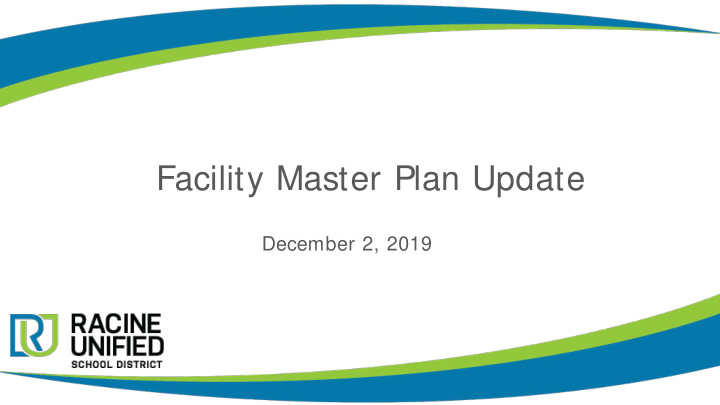 facility master plan update