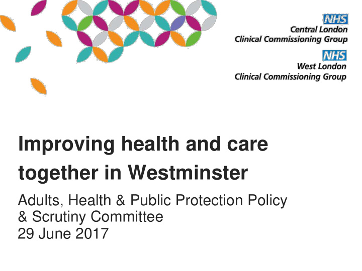 improving health and care