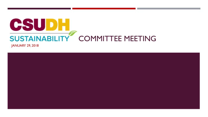 committee meeting