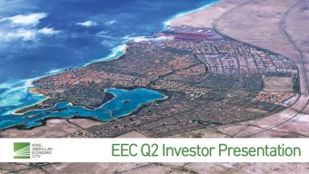 EEC Q2 Investor Presentation  DI  DISCLAIM  IMER  ER  This presentation (Presentation) has been