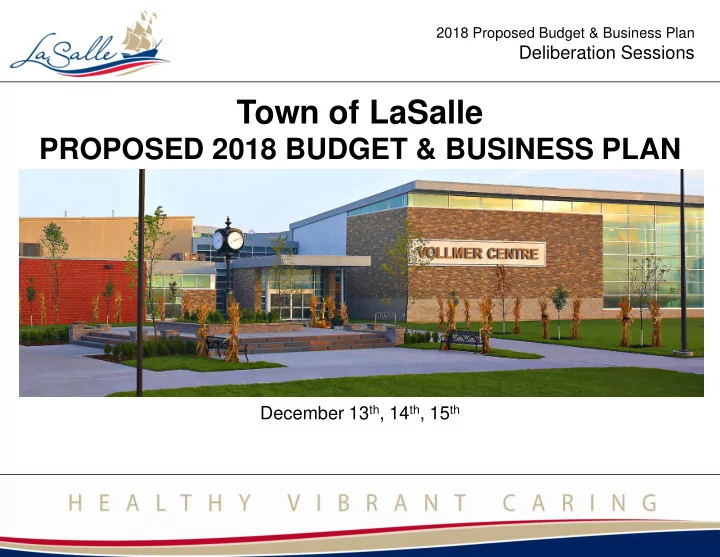 town of lasalle