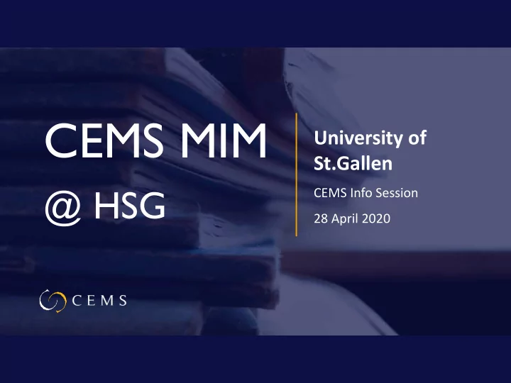 cems mim