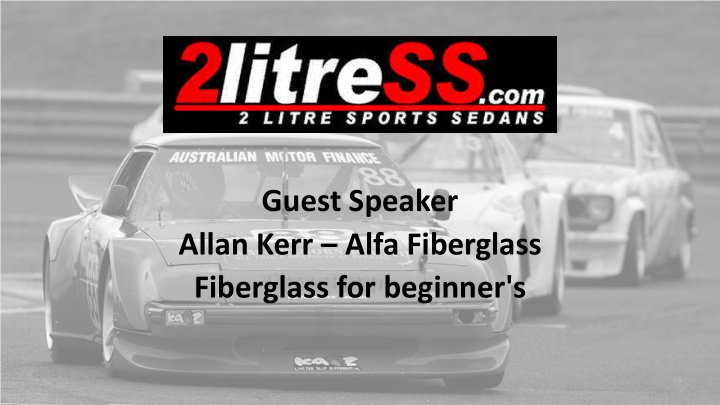 allan kerr alfa fiberglass