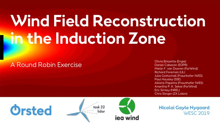 wind field reconstruction