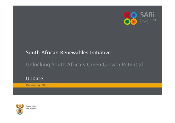 south african renewables initiative unlocking south