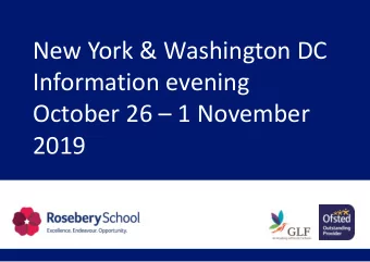 Information evening October 26  1 November  2019  Header  Things you need to know  There are 45