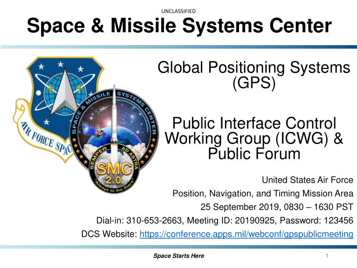 space amp missile systems center