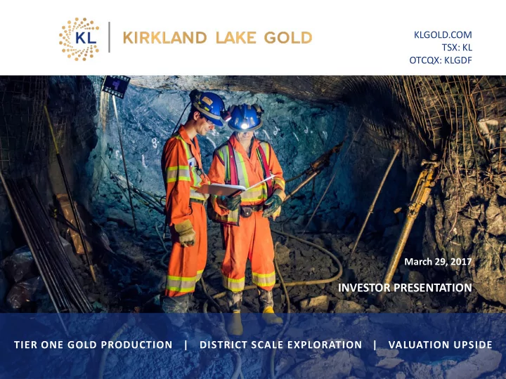 investor presentation