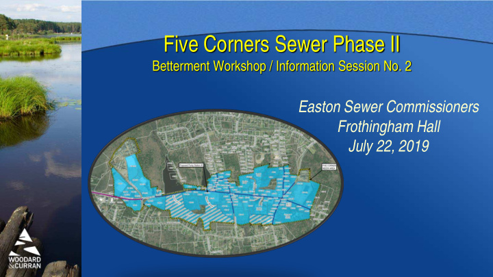 five corners sewer phase ii