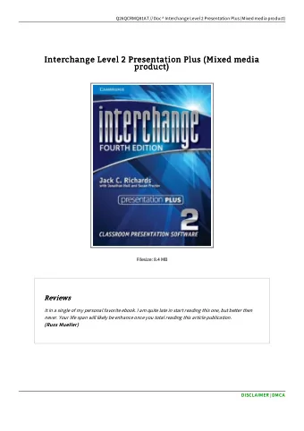 Interchange Level 2 Presentation Plus (Mixed media  Interchange Level 2 Presentation Plus (Mixed