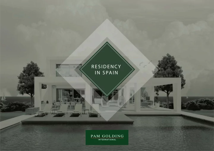 residency in spain