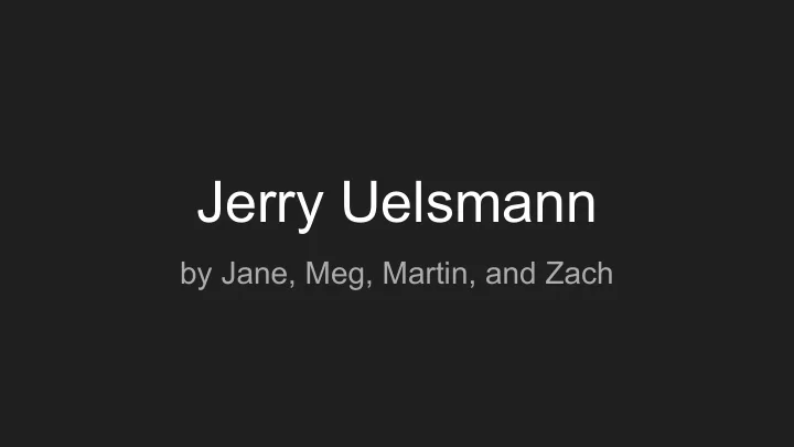 jerry uelsmann