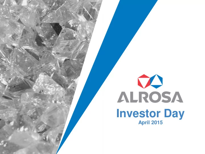 investor day