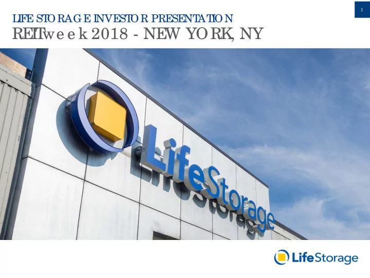 re i t we e k 2018 ne w york ny
