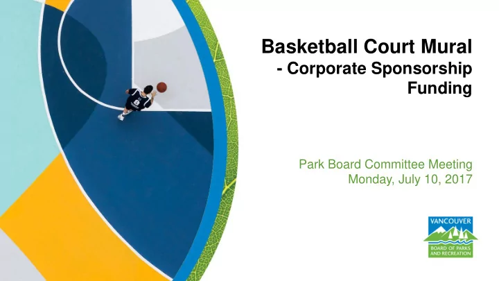 basketball court mural