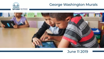 George Washington Murals  June 11 2019  2  Intervention Scale  CONSERVE  INTERPRET  OBSCURE  REMOVE