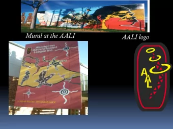 AALI logo  AALI Story  In 1932 William Cooper founded the  Australian  Aborigines League, the first