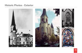 Historic Photos - Exterior  Parsonage and church (in snow) from West Newton St (date unknown)