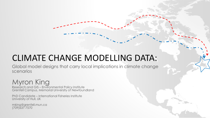 climate change modelling data