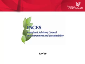 9/9/19  Agenda  Welcome and Introductions    Sustainability and Climate Action Plan
