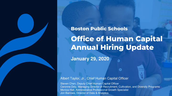 office of human capital annual hiring update