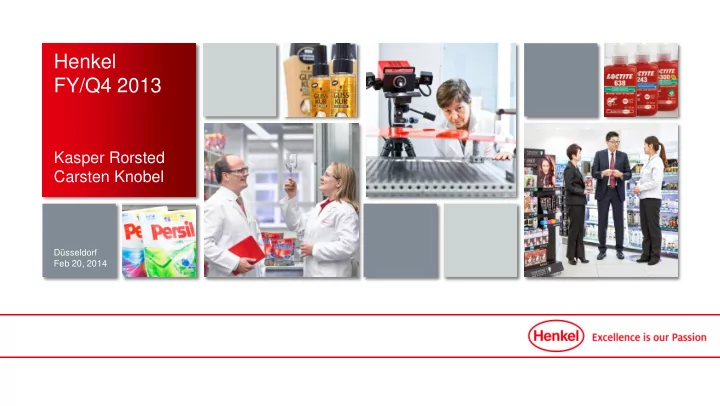 henkel fy q4 2013