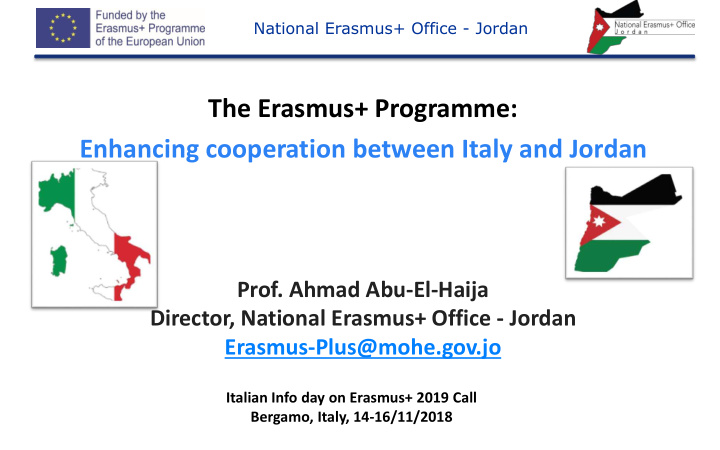 the erasmus programme