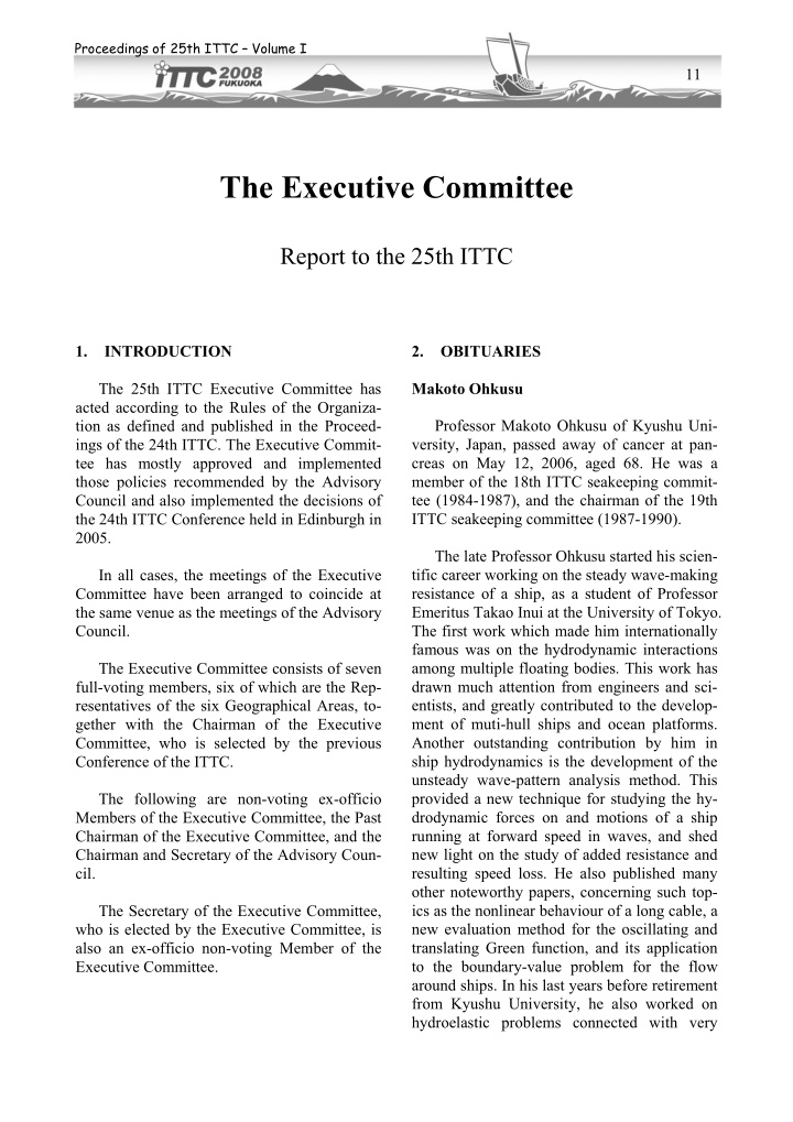 the executive committee