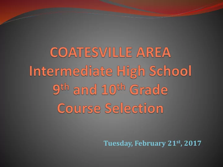 tuesday february 21 st 2017 campus administration