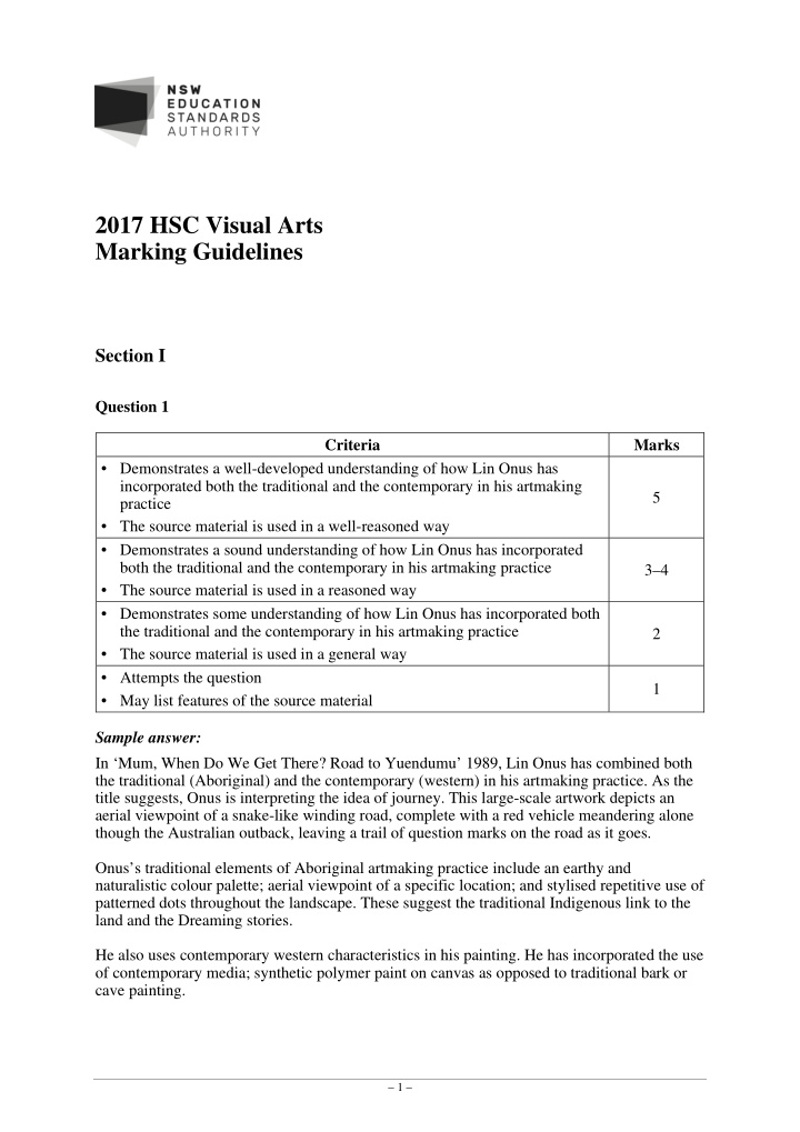 2017 hsc visual arts marking guidelines