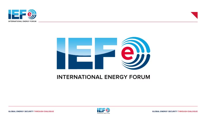 global energy security through dialogue global energy