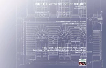 DUKE ELLINGTON SCHOOL OF THE ARTS  1680 35th Street NW  Washington, DC 20007  Government of the