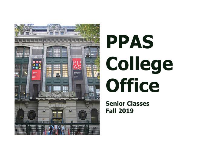 ppas college office