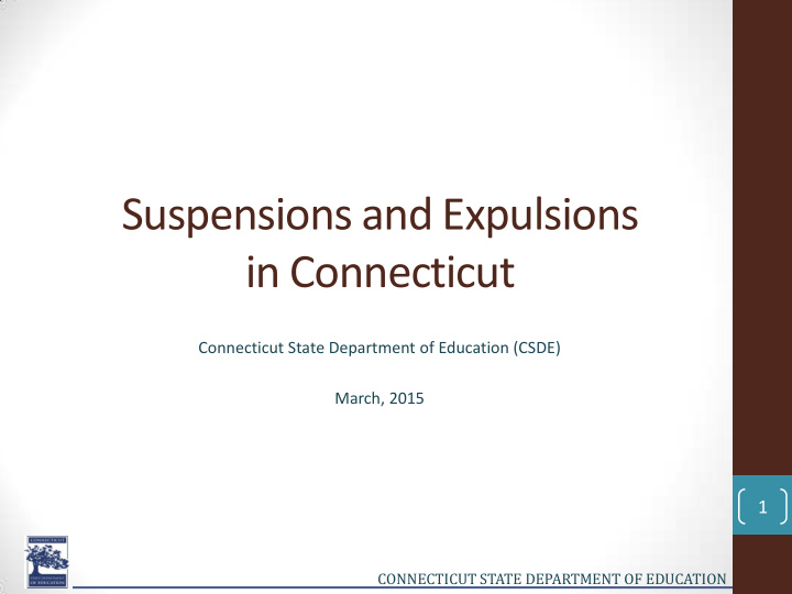 suspensions and expulsions
