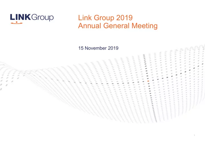 link group 2019 annual general meeting