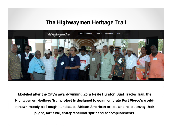 the highwaymen heritage trail