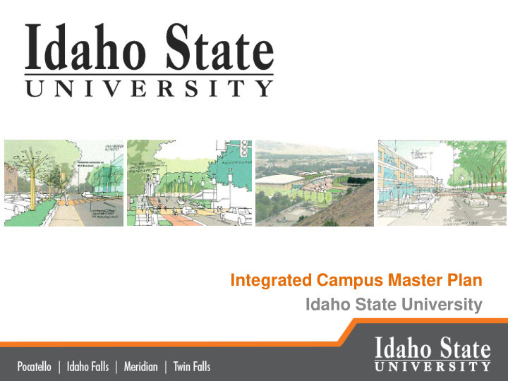 integrated campus master plan idaho state university