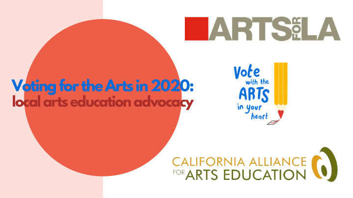 voting for the arts in 2020
