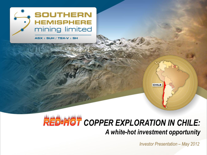 copper exploration in chile