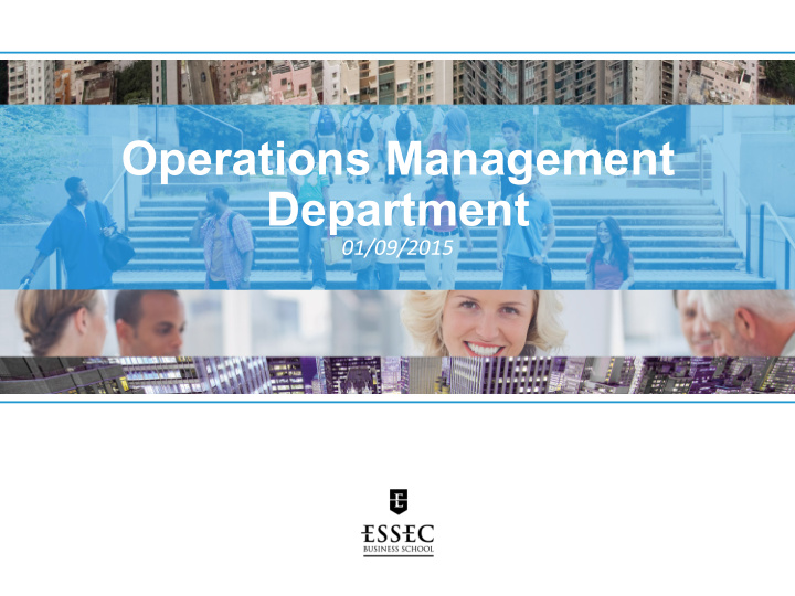 operations management department