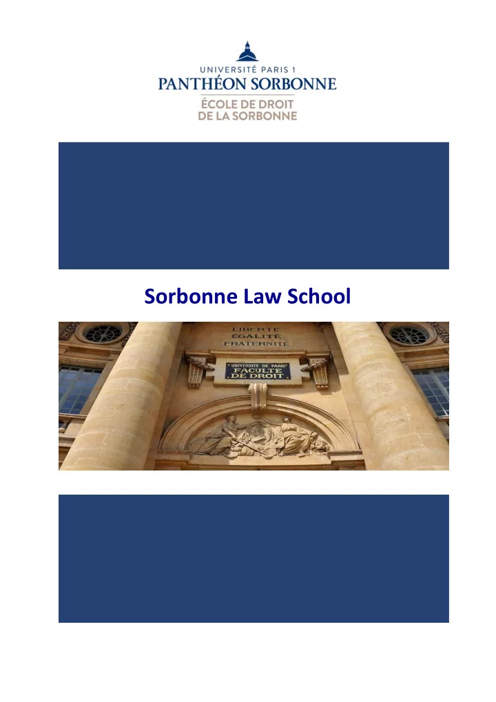paris 1 pantheon sorbonne university