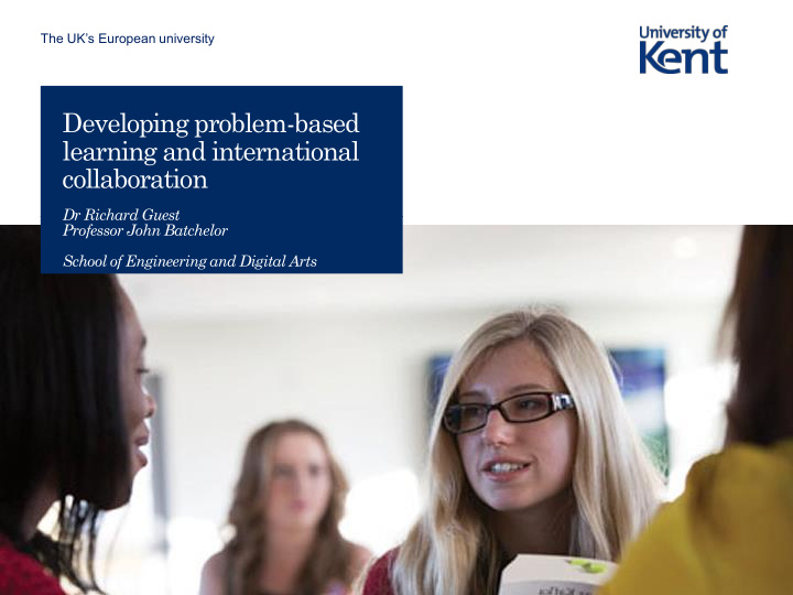 developing problem based learning and international