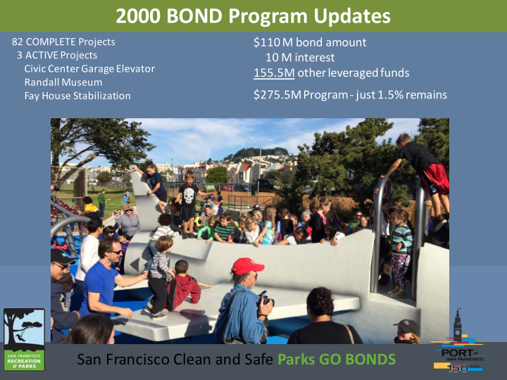 2000 bond program updates