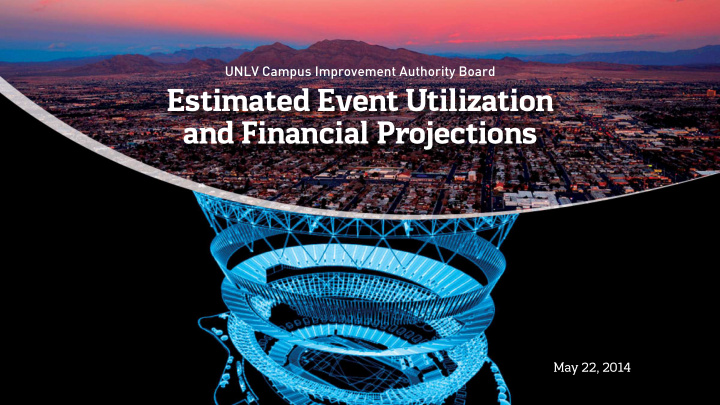 estimated event utilization and financial projections